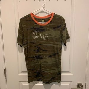 Camoflauge Graphic T-Shirt